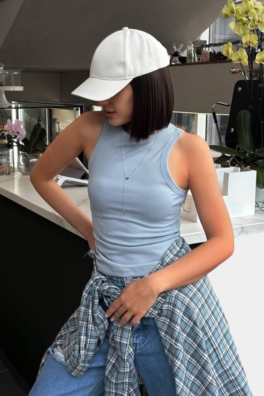 Голубая майка Basic SS2024 BLAZH'