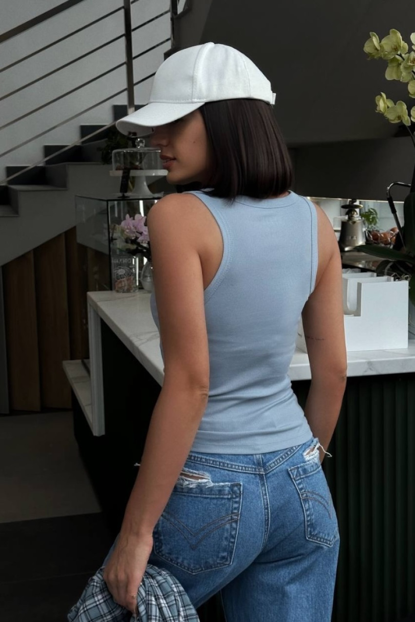 Голубая майка Basic SS2024 BLAZH'