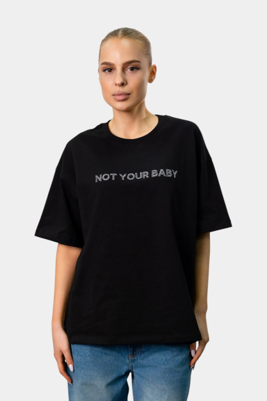 Черная футболка Not Your Baby BLAZH.