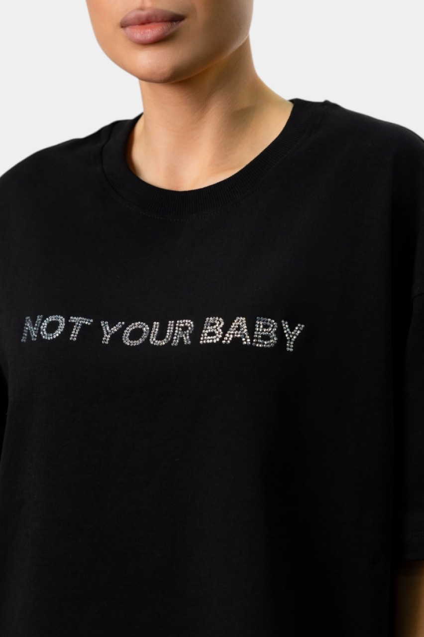 Черная футболка Not Your Baby BLAZH.