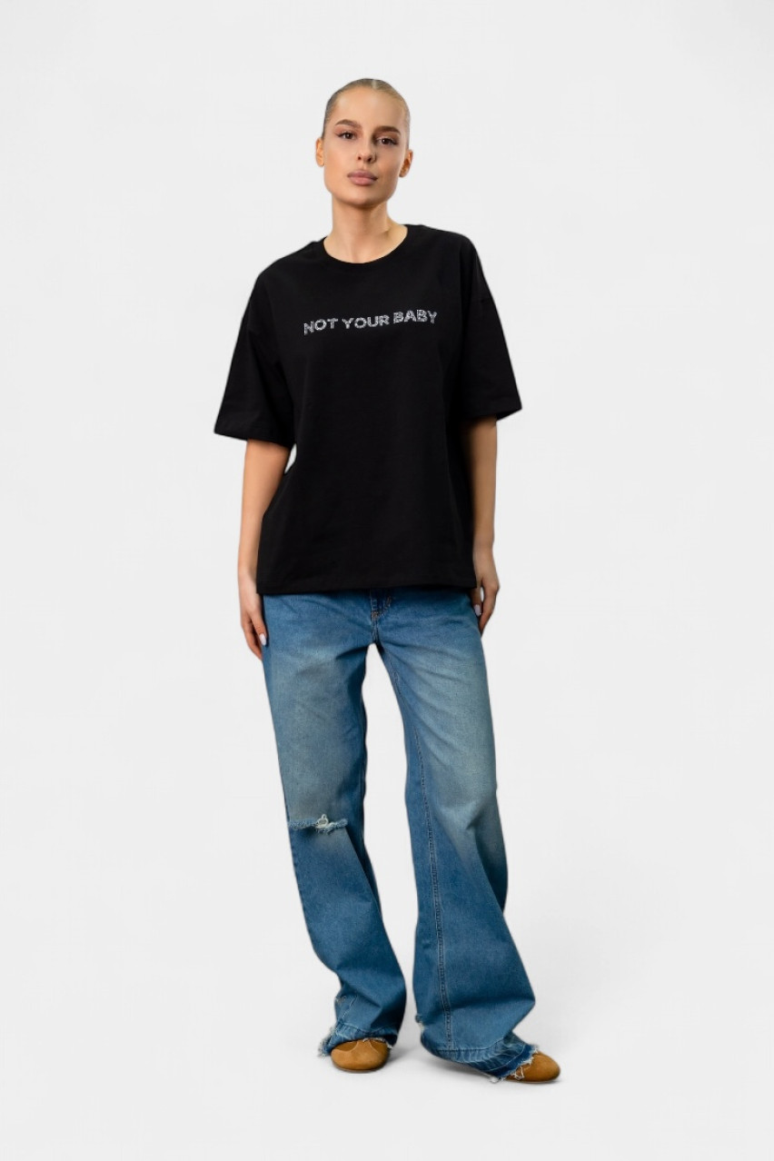 Черная футболка Not Your Baby BLAZH.