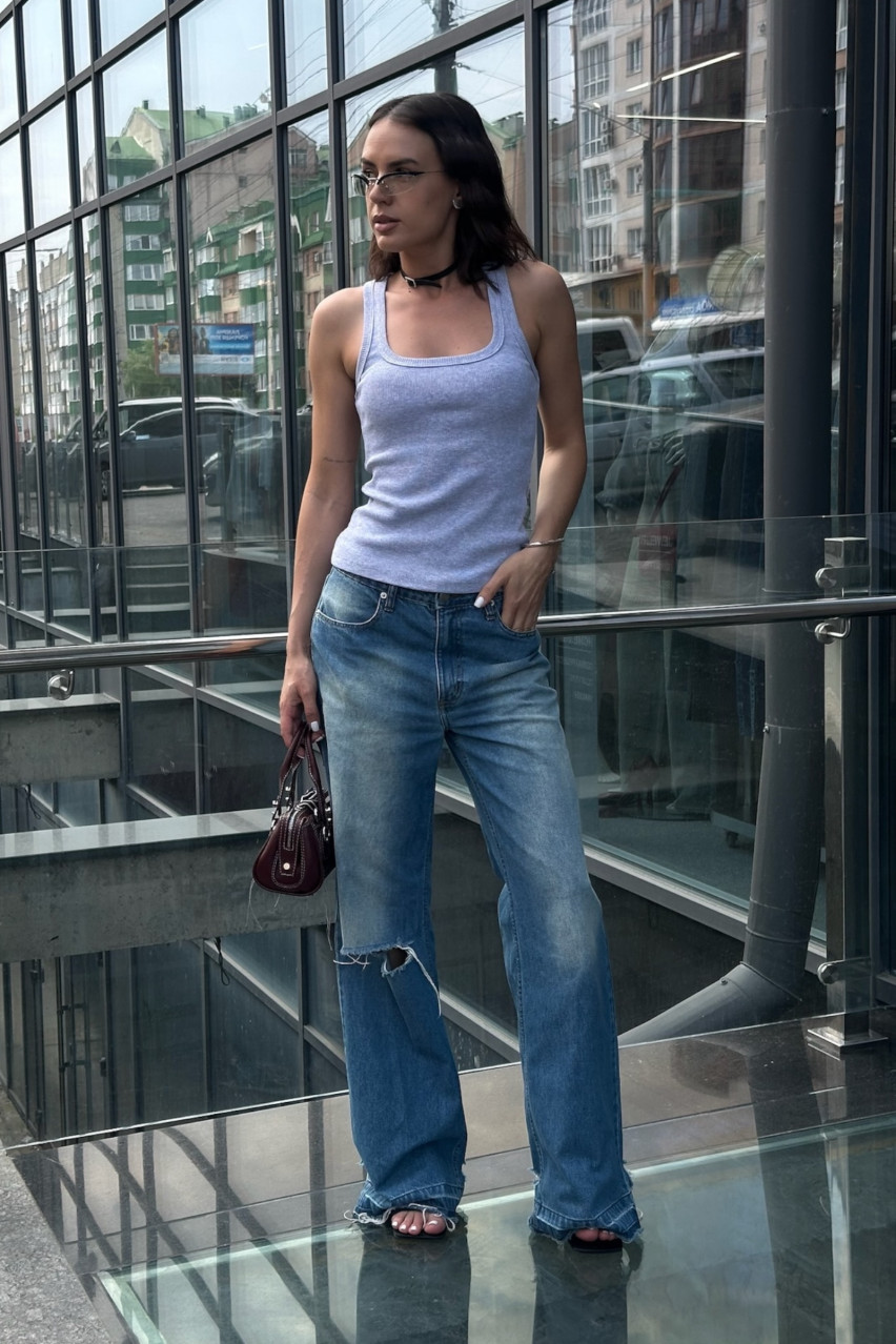 Сіра майка Basic SS2025 BLAZH.