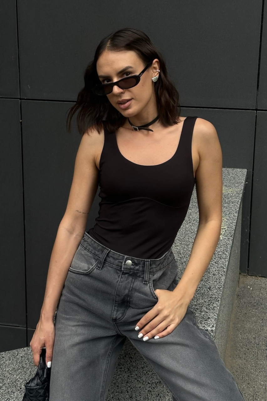 Чорне базове боді SS2025 BLAZH.