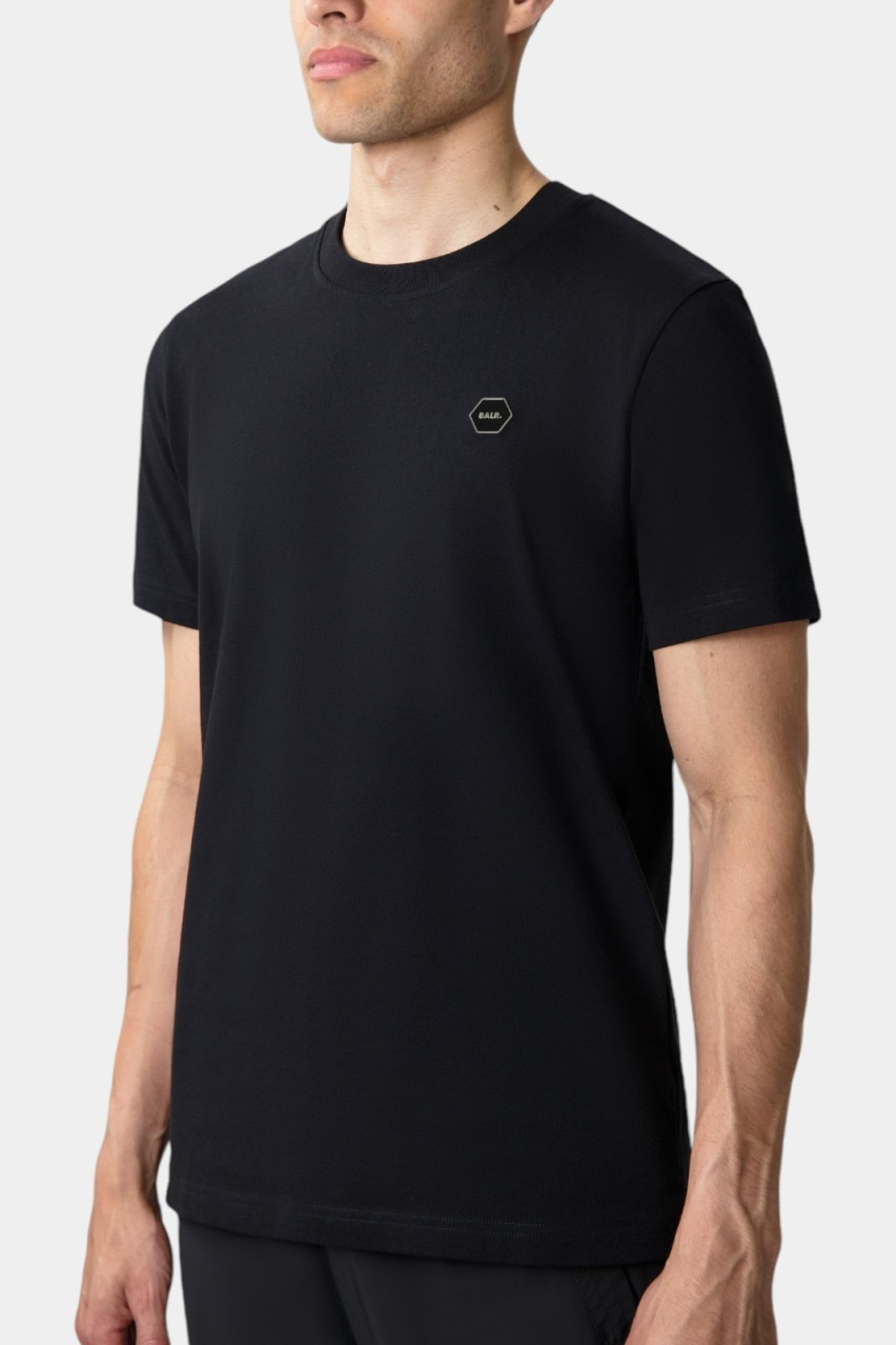 Чорна футболка Hexline Regular Fit B1112.1255 102 BALR.