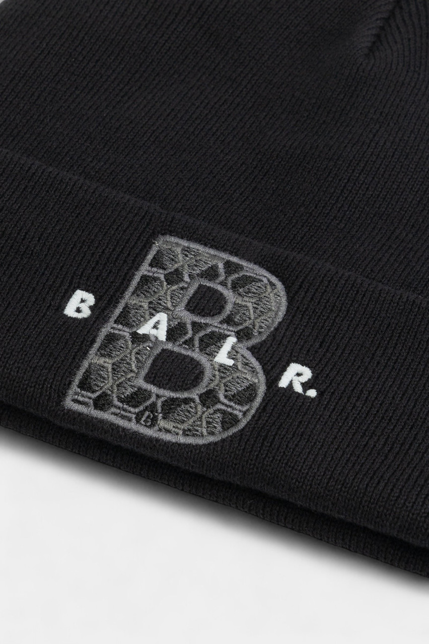 Чорна шапка-біні BALR. Monogram B6120.1011 102 BALR.