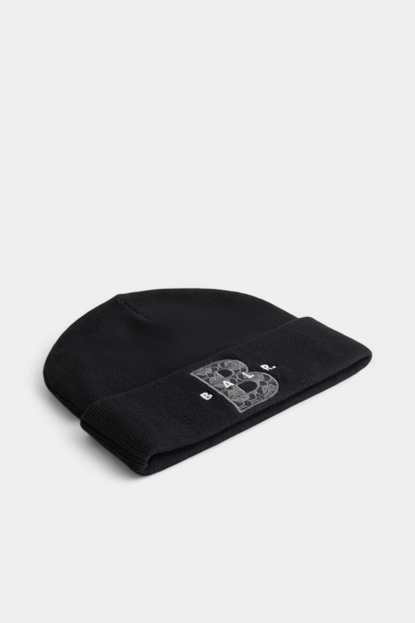 Чорна шапка-біні BALR. Monogram B6120.1011 102 BALR.