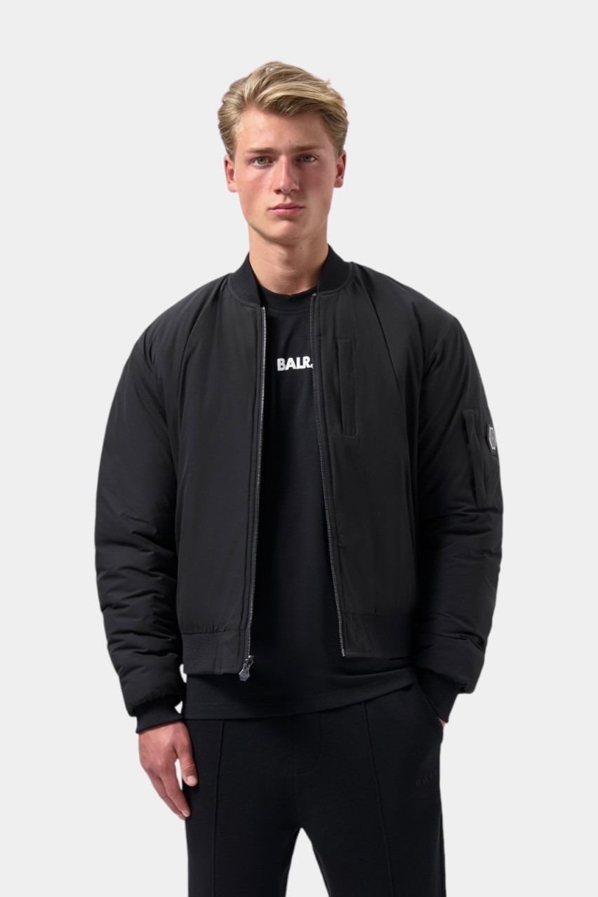 Черно-бордовый двухсторонний бомбер The Club Regular Fit B1381.1019 102 BALR.