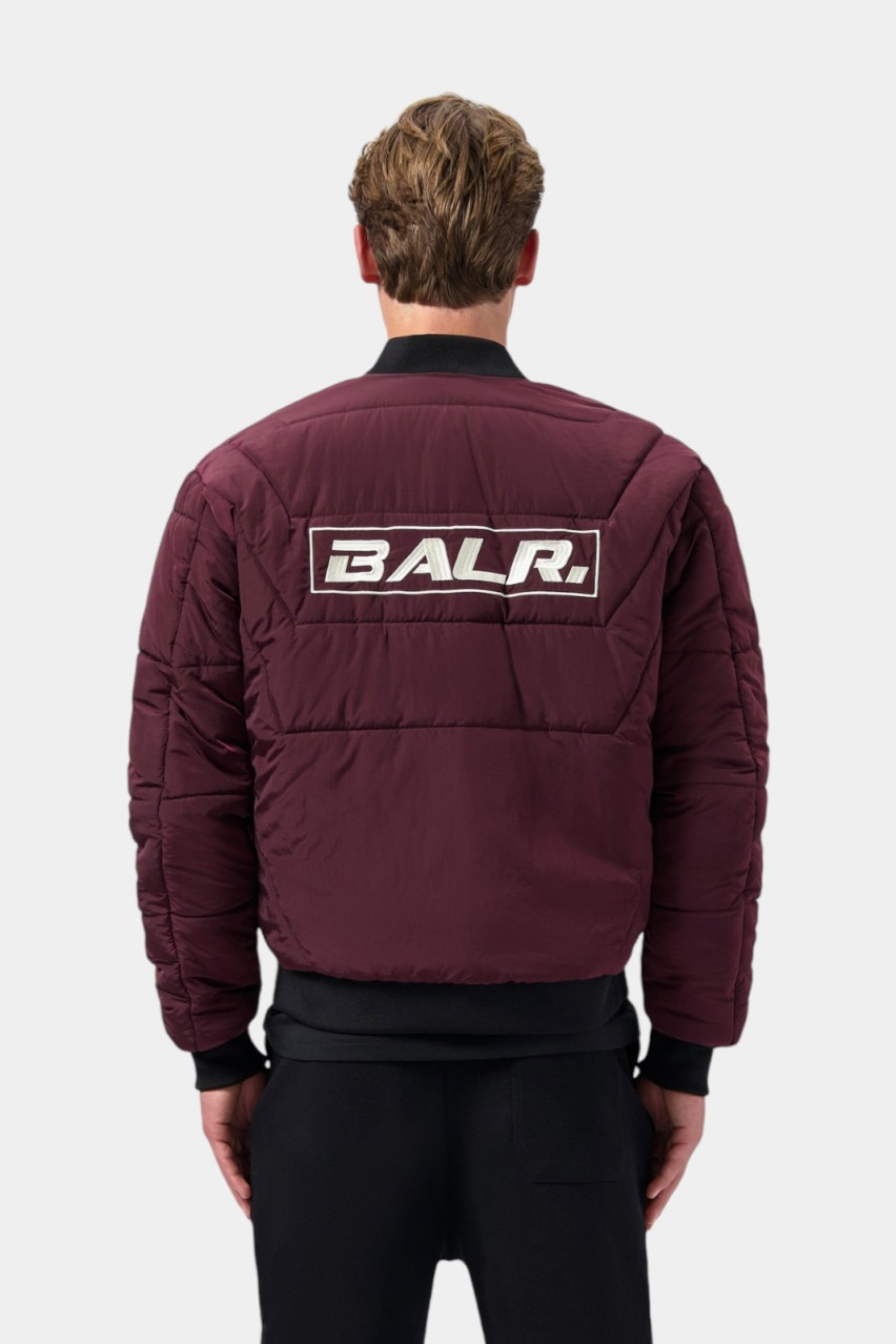 Черно-бордовый двухсторонний бомбер The Club Regular Fit B1381.1019 102 BALR.
