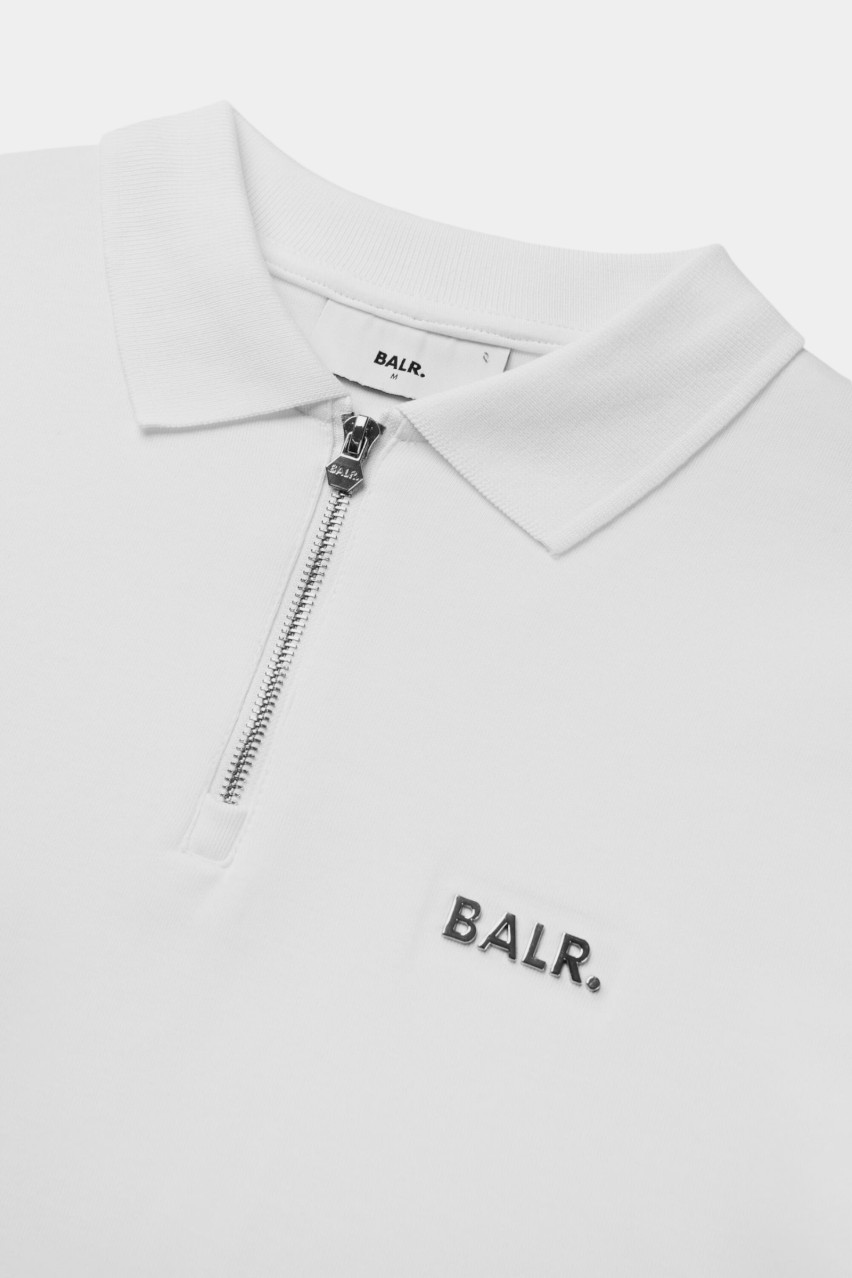 Біле поло Q-Series Regular Fit B1122.1033 906 BALR.