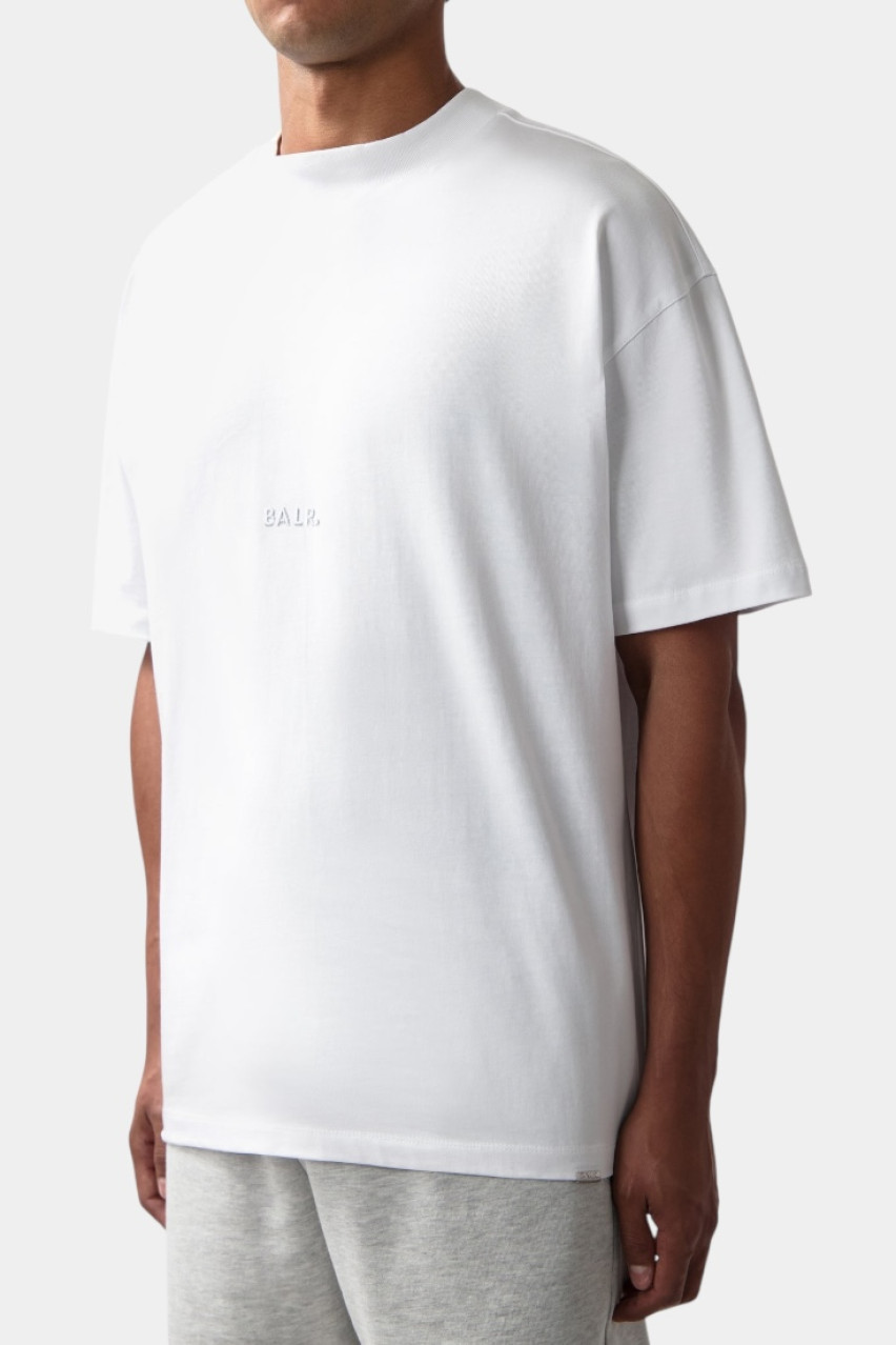 Біла футболка Logo Box B1112.1279 906 BALR.