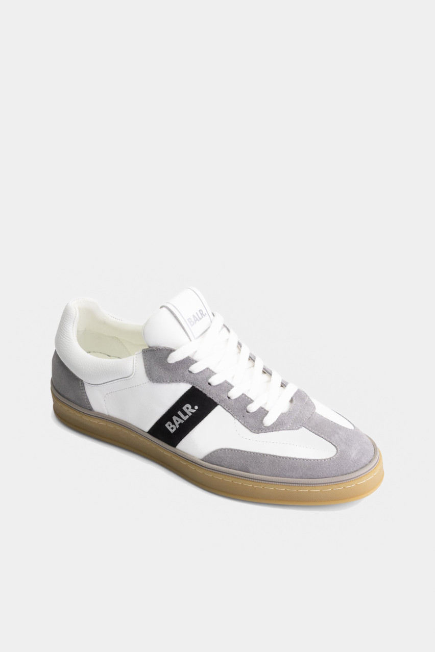 Біло-сірі шкіряні кеди London Classic B1511.1049 1209 BALR.