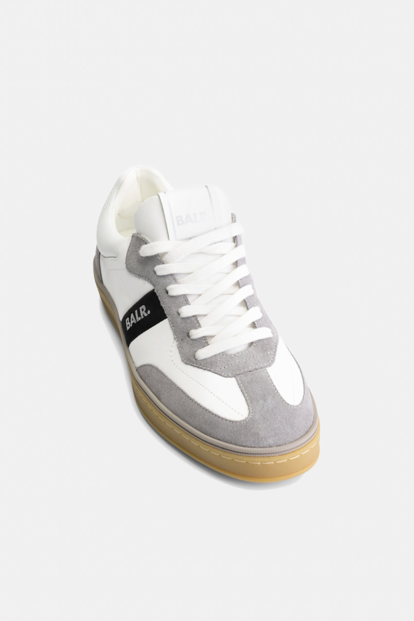 Біло-сірі шкіряні кеди London Classic B1511.1049 1209 BALR.