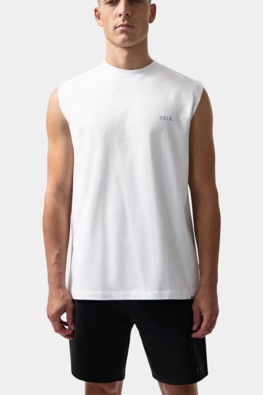 Біла майка Logo Oversized B1113.1004 906 BALR.