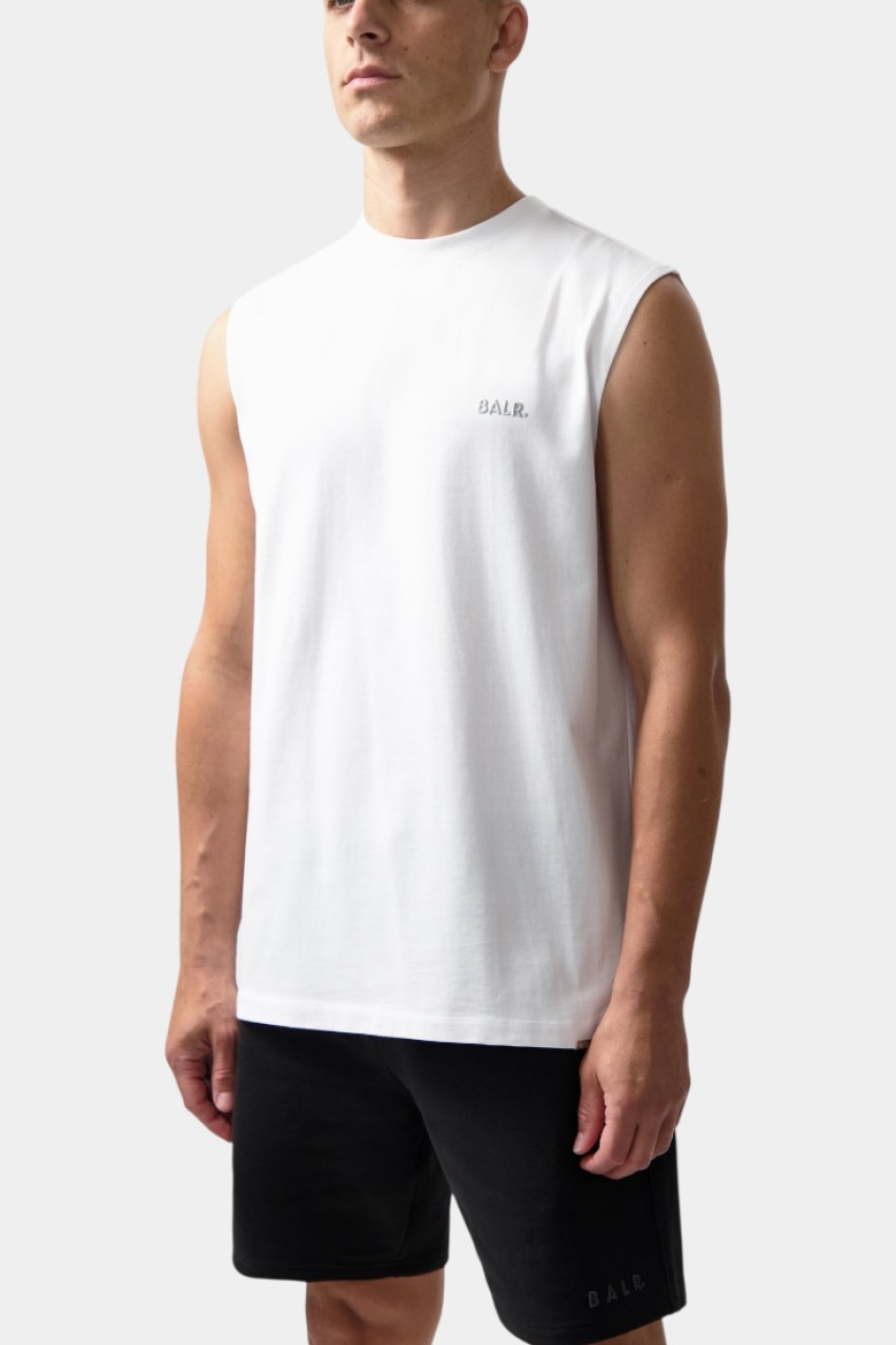 Біла майка Logo Oversized B1113.1004 906 BALR.