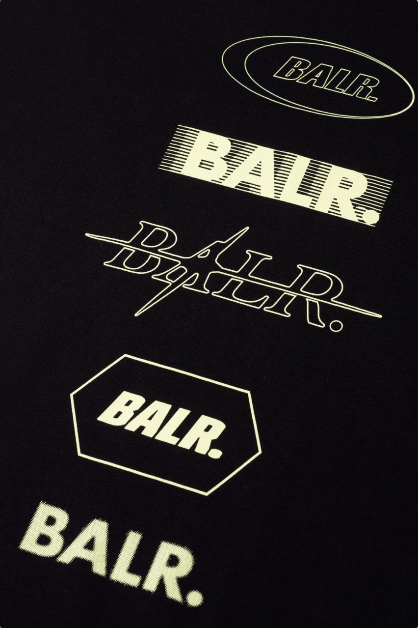 Чорний лонгслів Tags LSB1112.1298 102 BALR.