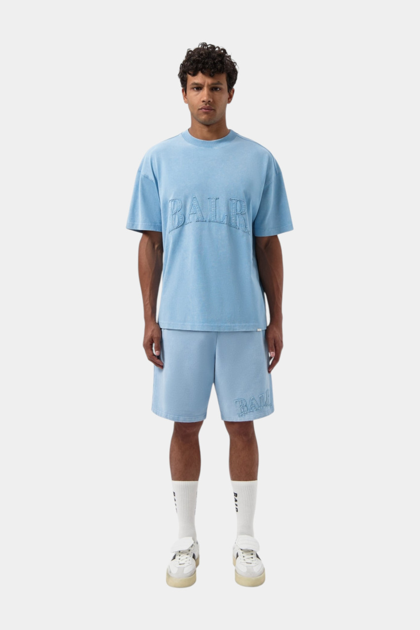 Блакитна футболка Urban Washed Box B1112.1284 887 BALR.