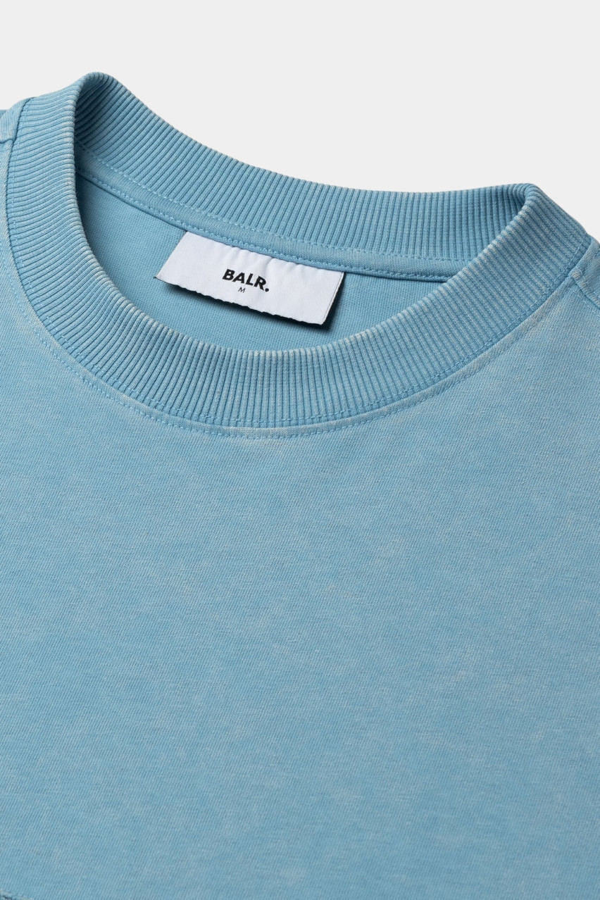 Блакитна футболка Urban Washed Box B1112.1284 887 BALR.