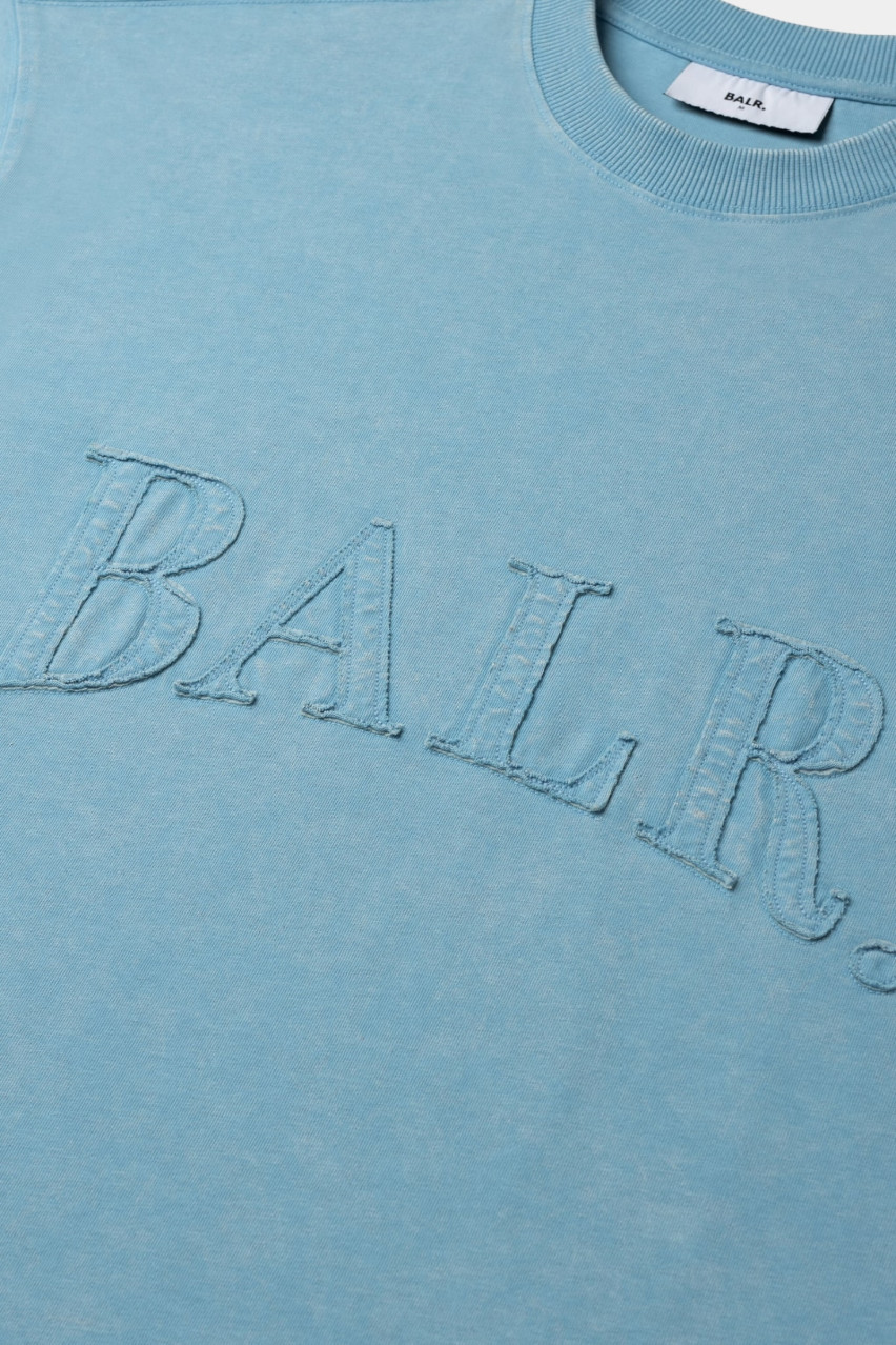 Блакитна футболка Urban Washed Box B1112.1284 887 BALR.