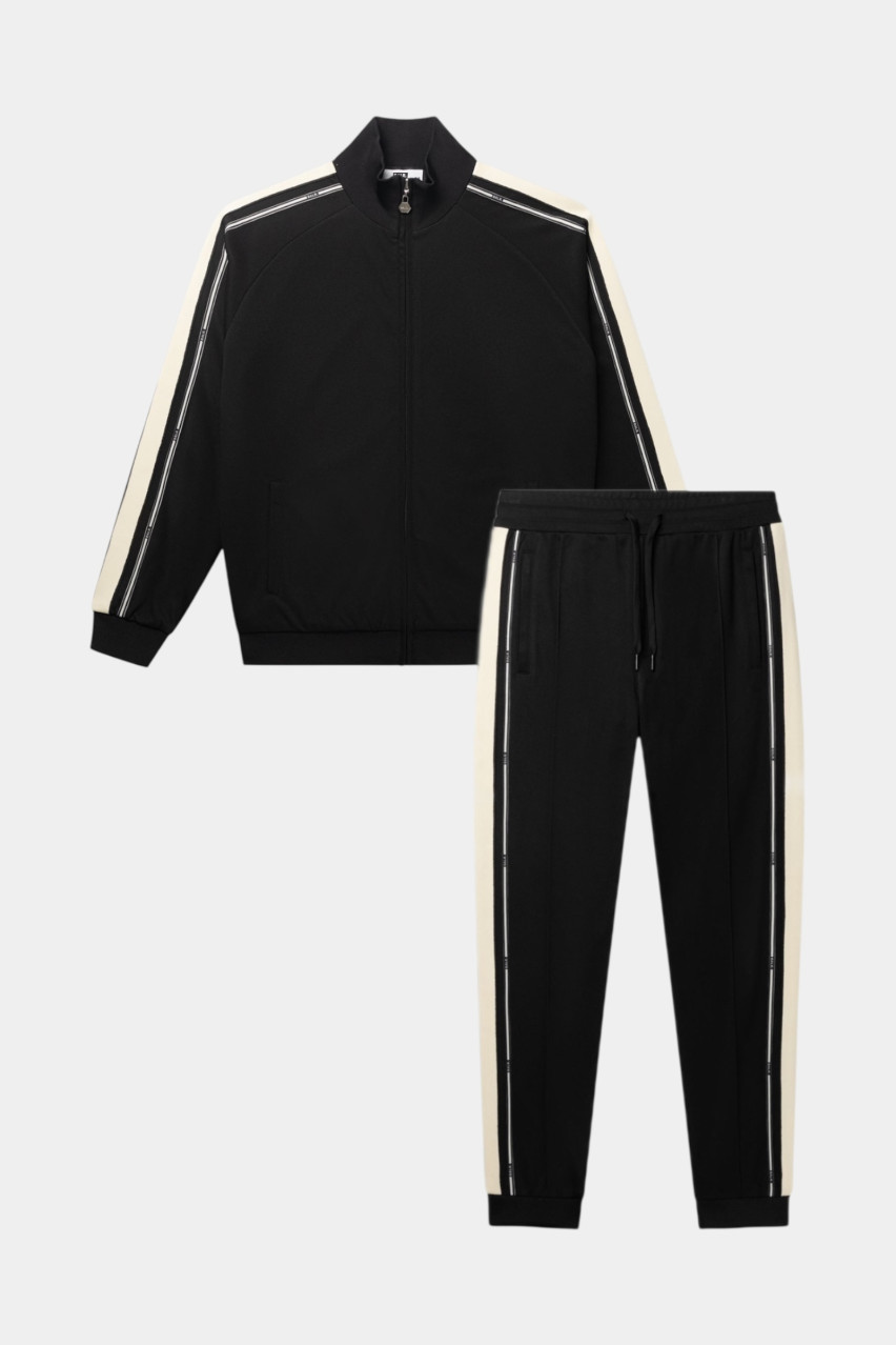 Черный спортивный костюм Tape Track B1411.1131 102, B1387.1025 102 BALR.