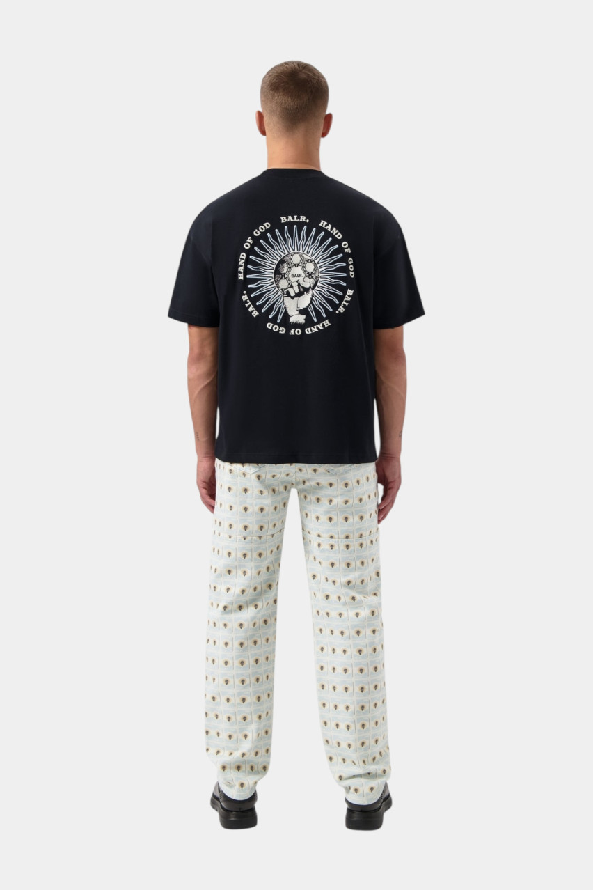 Чорна футболка GOTL Box B1112.1316 102 BALR.