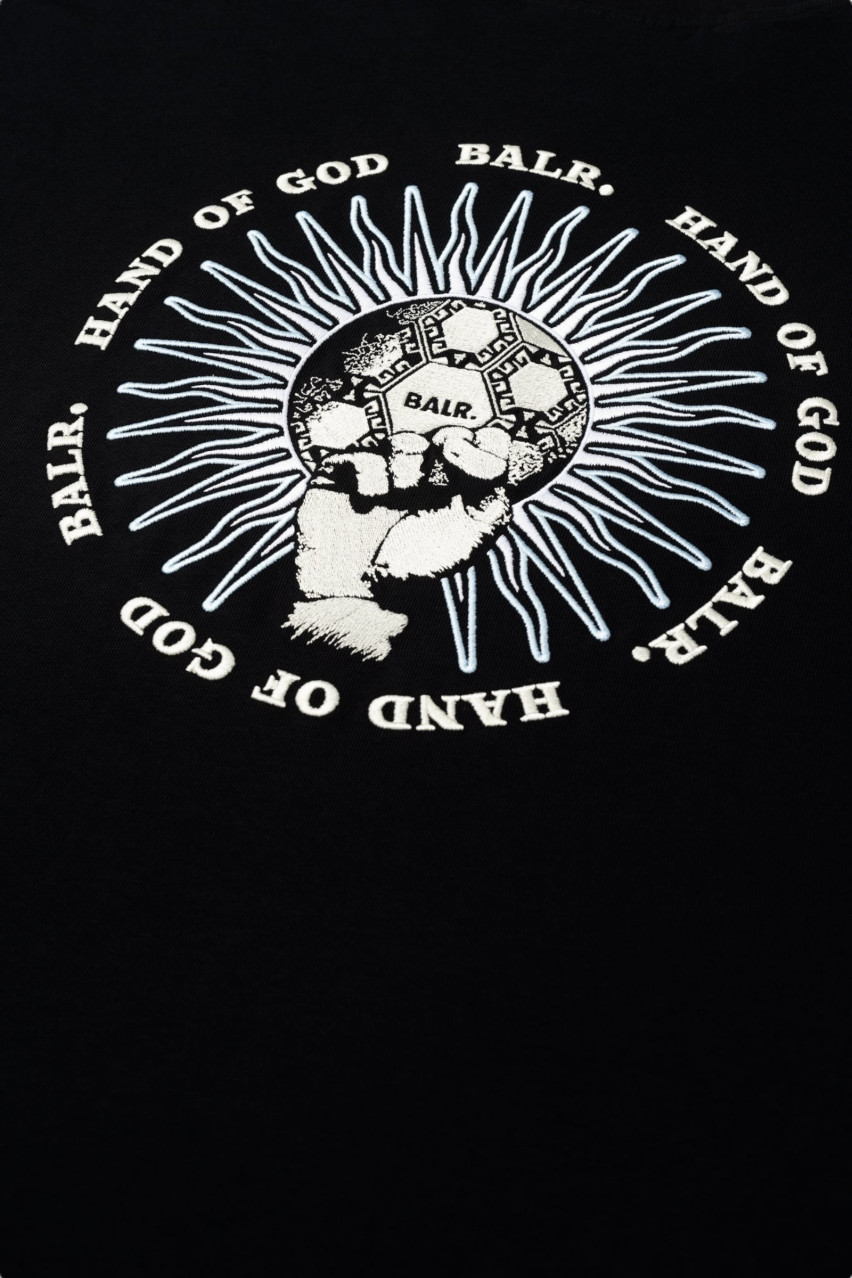 Чорна футболка GOTL Box B1112.1316 102 BALR.