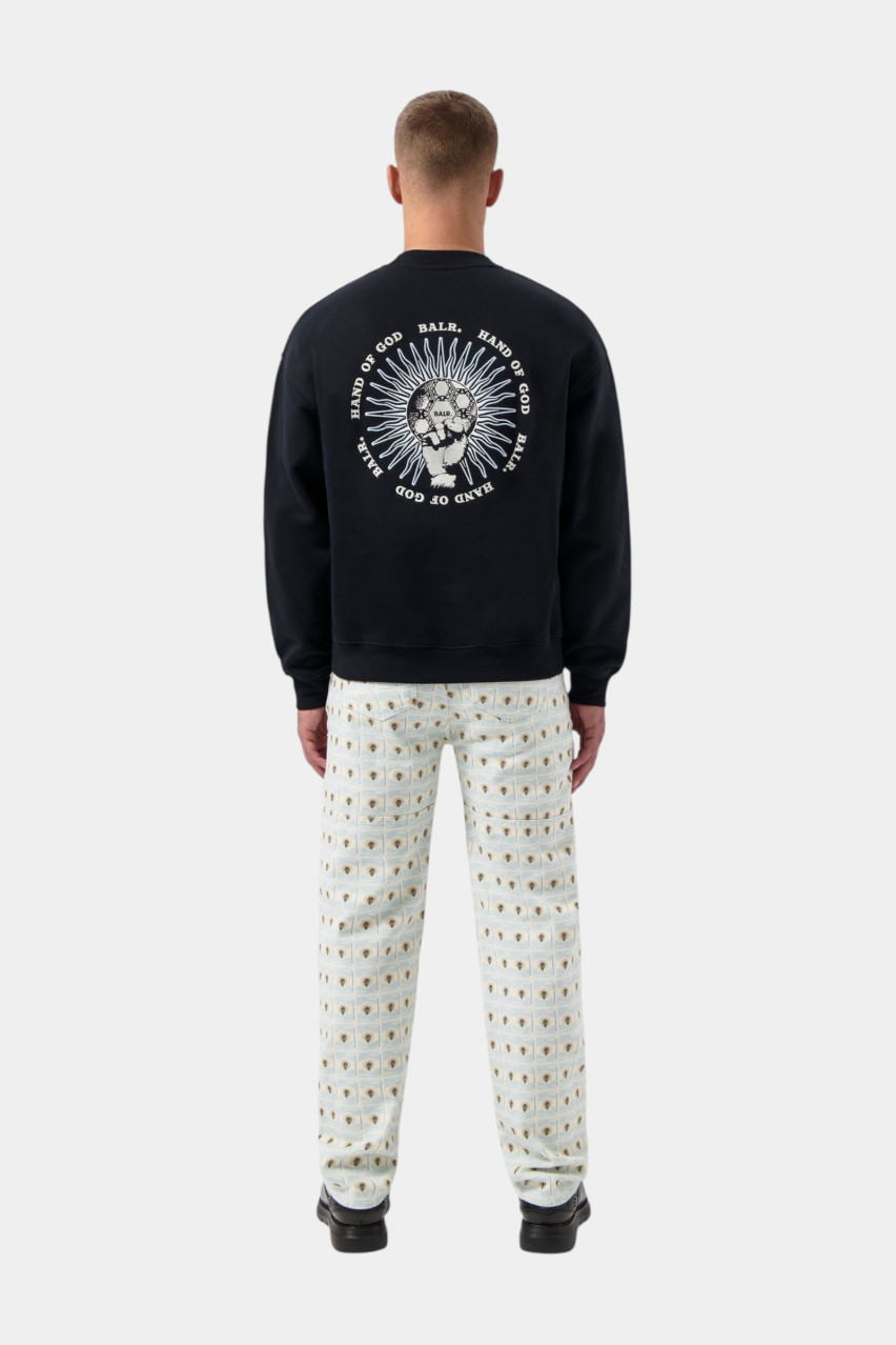 Черный свитшот GOTL Box B1262.1097 102 BALR.