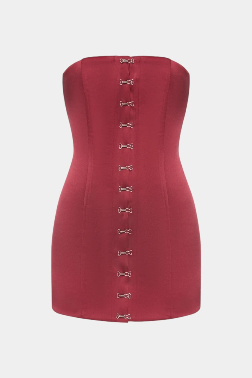 Бордово-синее двухстороннее платье Loren LD_TW_BDB BALYKINA