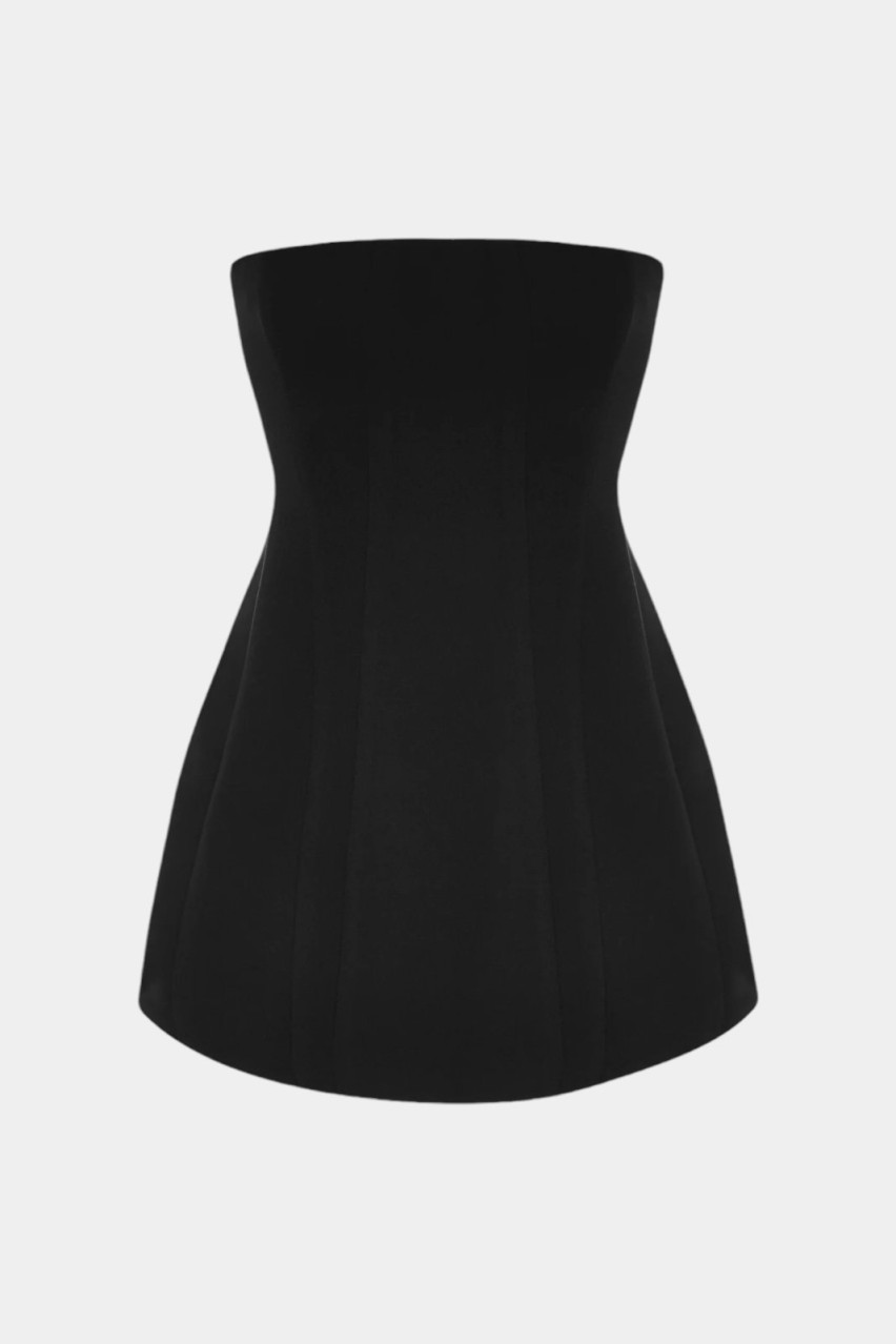 Чорна мінісукня-корсет CMND_BL BALYKINA