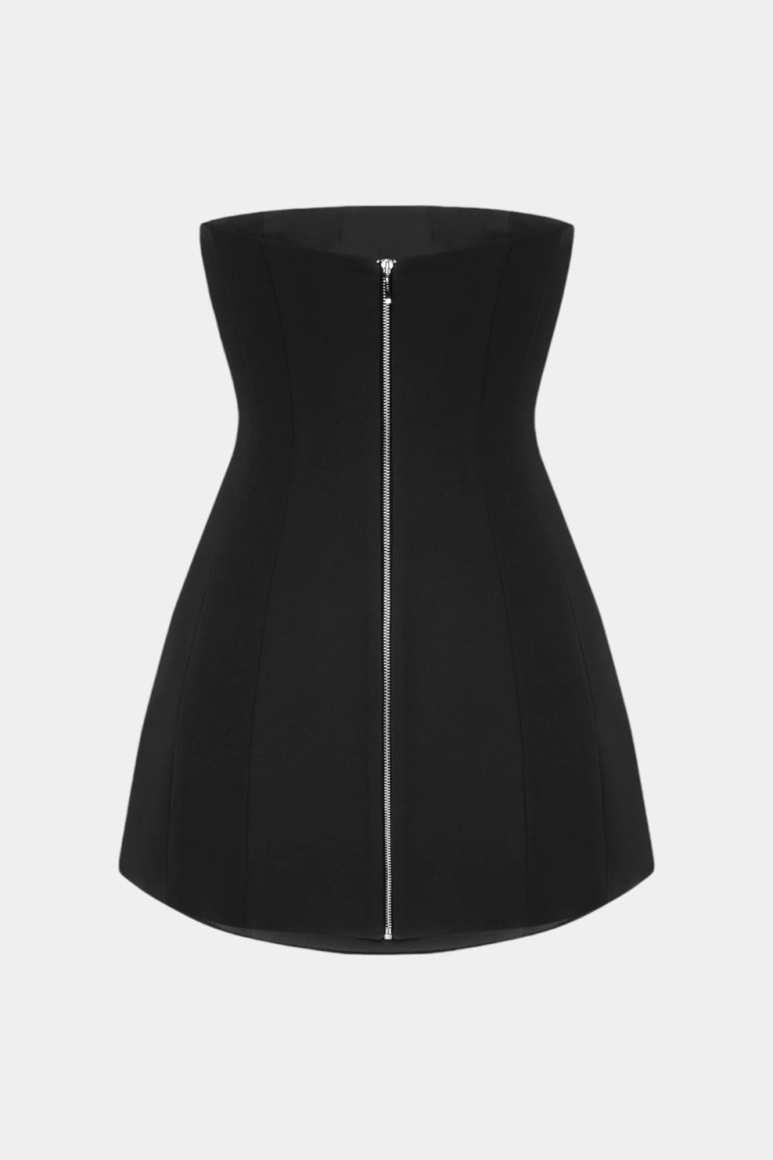 Чорна мінісукня-корсет CMND_BL BALYKINA