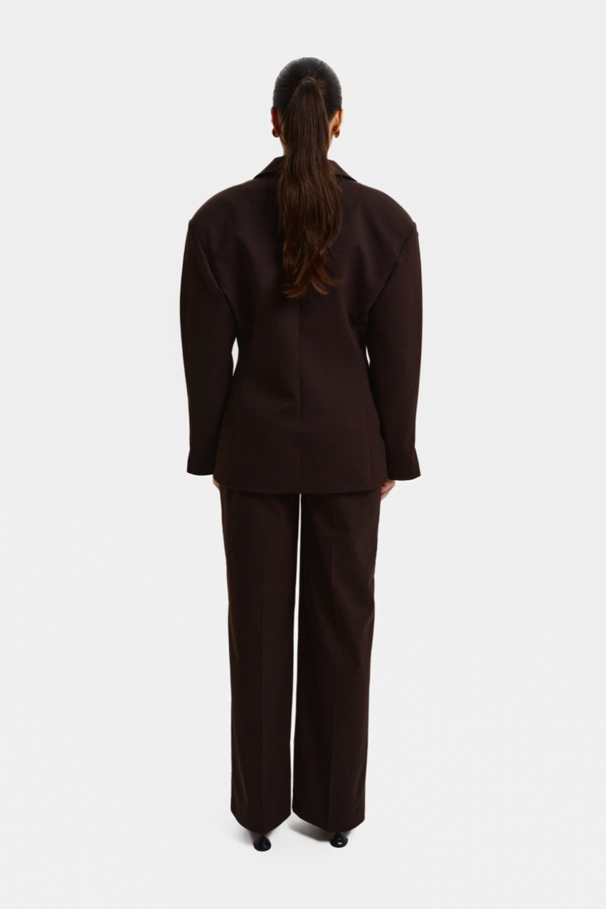 Коричневий жакет 1047-10