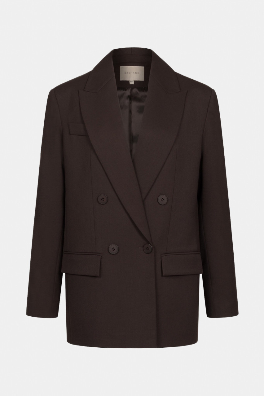 Коричневий жакет 1014-10