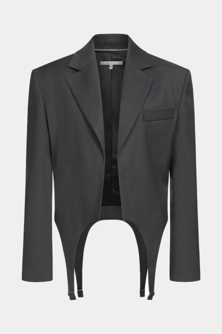 Сірий жакет 88-7