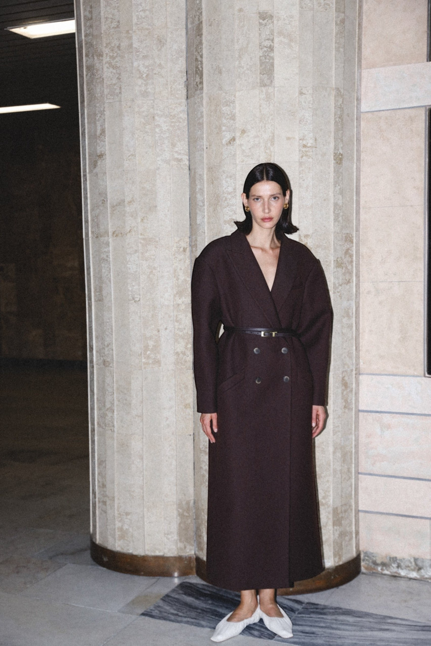 Темно-коричневий подвійний шкіряний ремінь JW-B0015-14-81 BÁZHANE