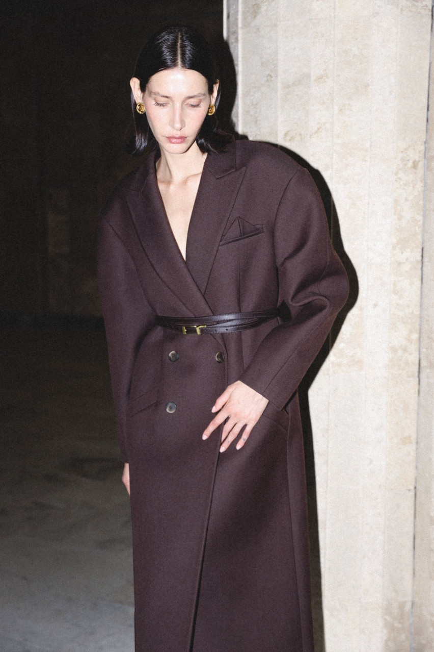 Темно-коричневий подвійний шкіряний ремінь JW-B0015-14-81 BÁZHANE