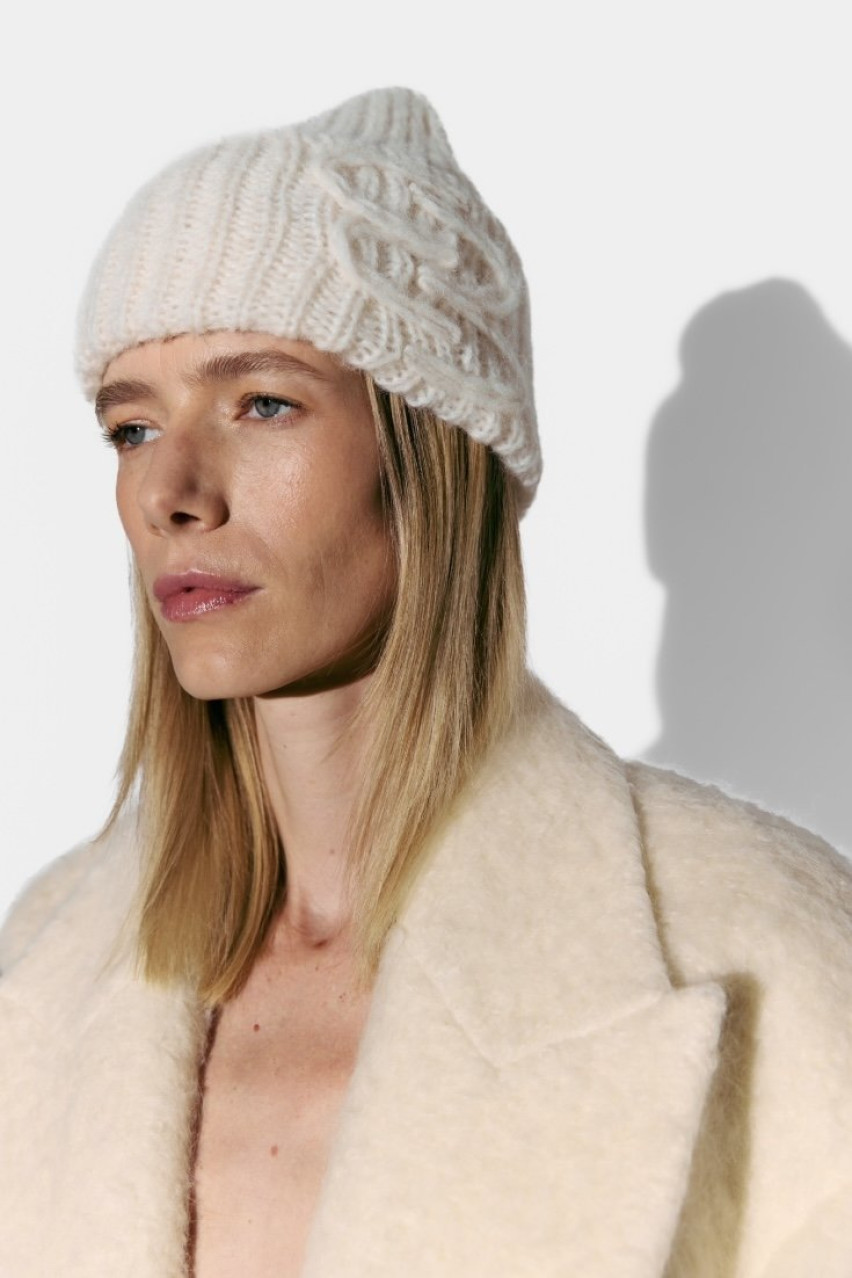 Молочна шапка-біні Fluffy 4060-3-41 BÁZHANE