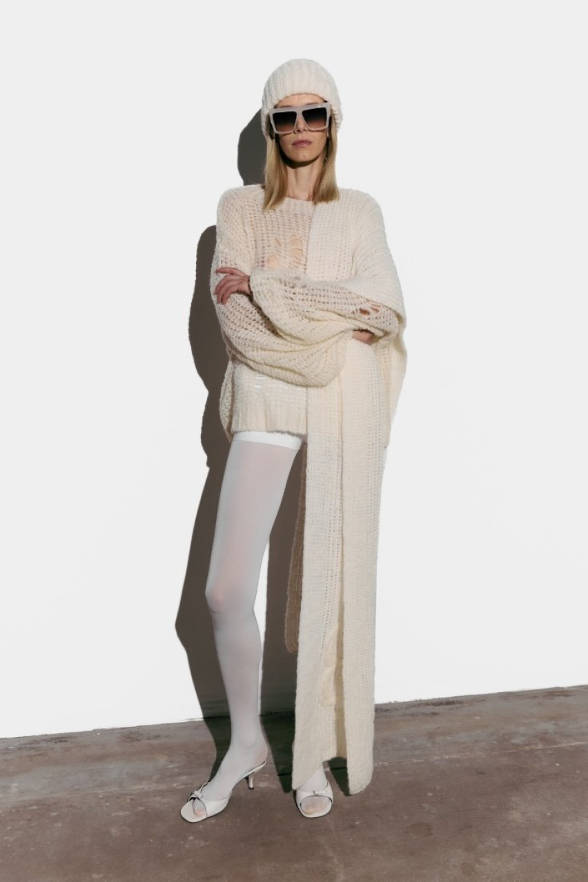 Молочна шапка-біні Fluffy 4060-3-41 BÁZHANE