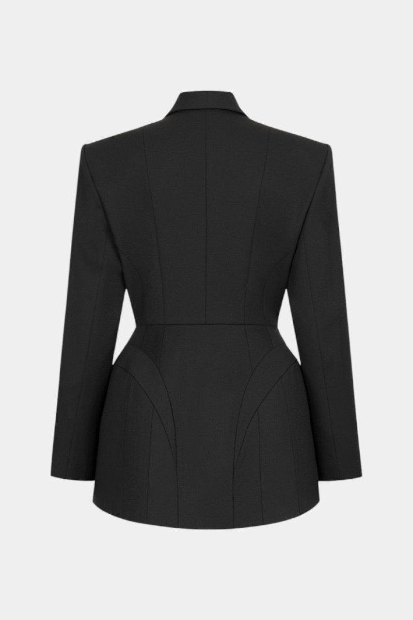 Чорний жакет Noir 1099-2-11 BÁZHANE