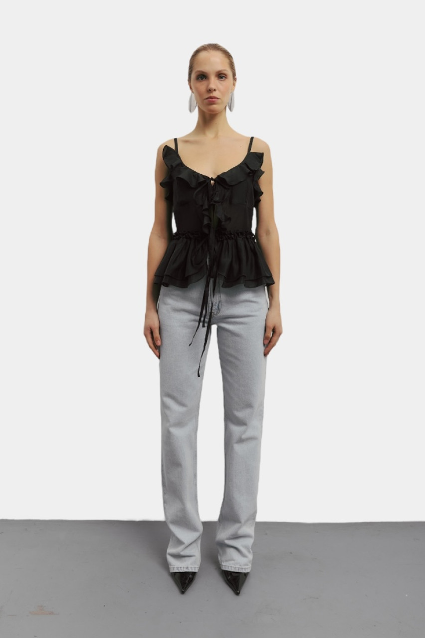 Черный топ Whisper 6005-2-46 BÁZHANE