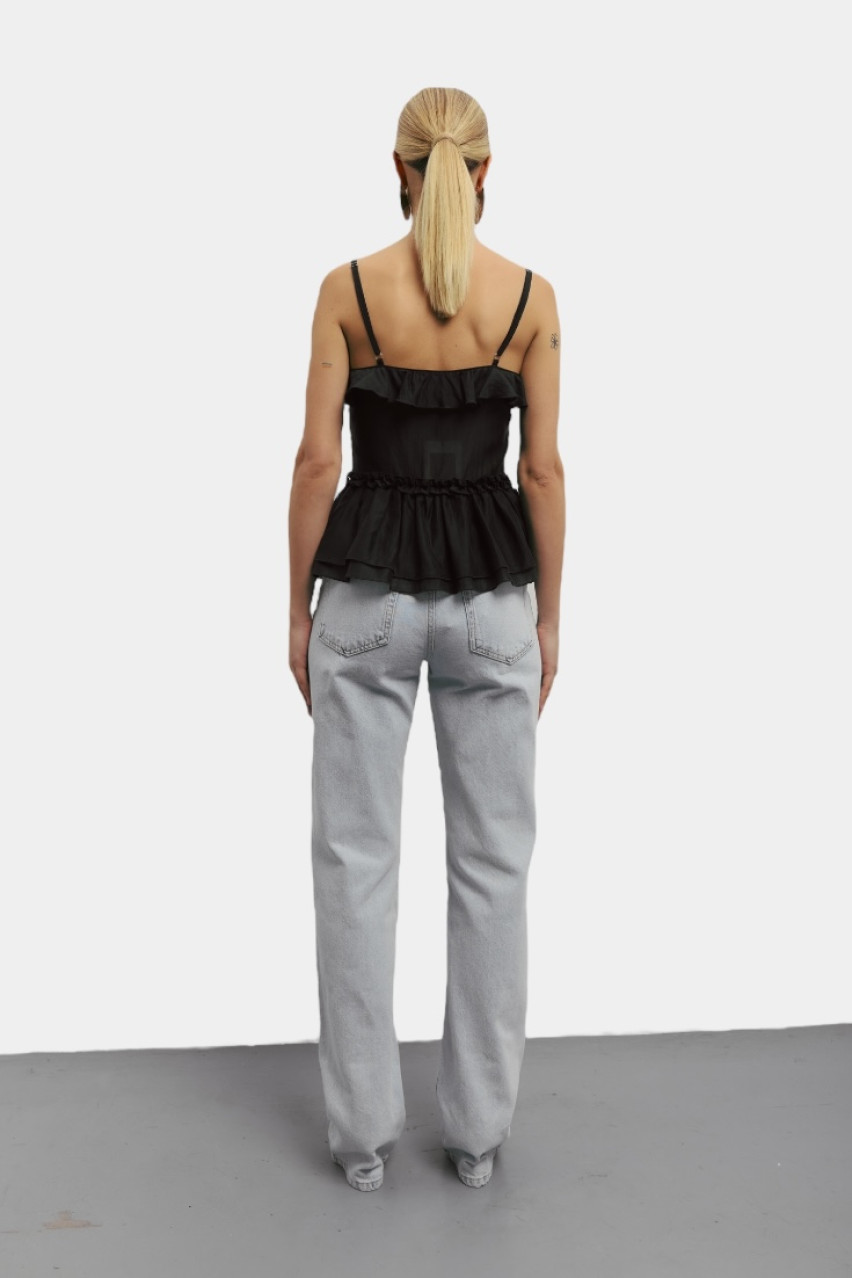 Черный топ Whisper 6005-2-46 BÁZHANE