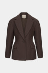 Шоколадне пальто-жакет Hourglass