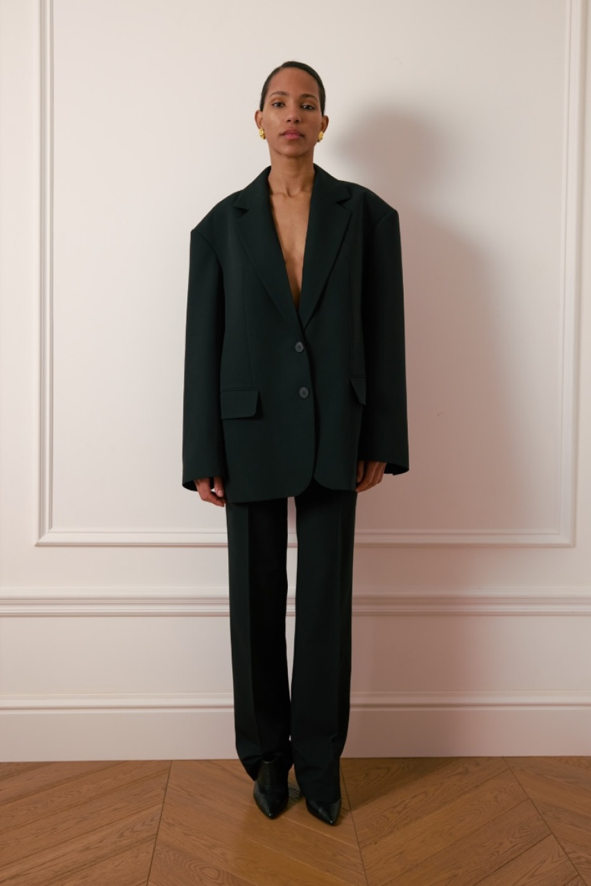 Черные брюки Slick Tailored WWB-P1123-2-11 BÁZHANE