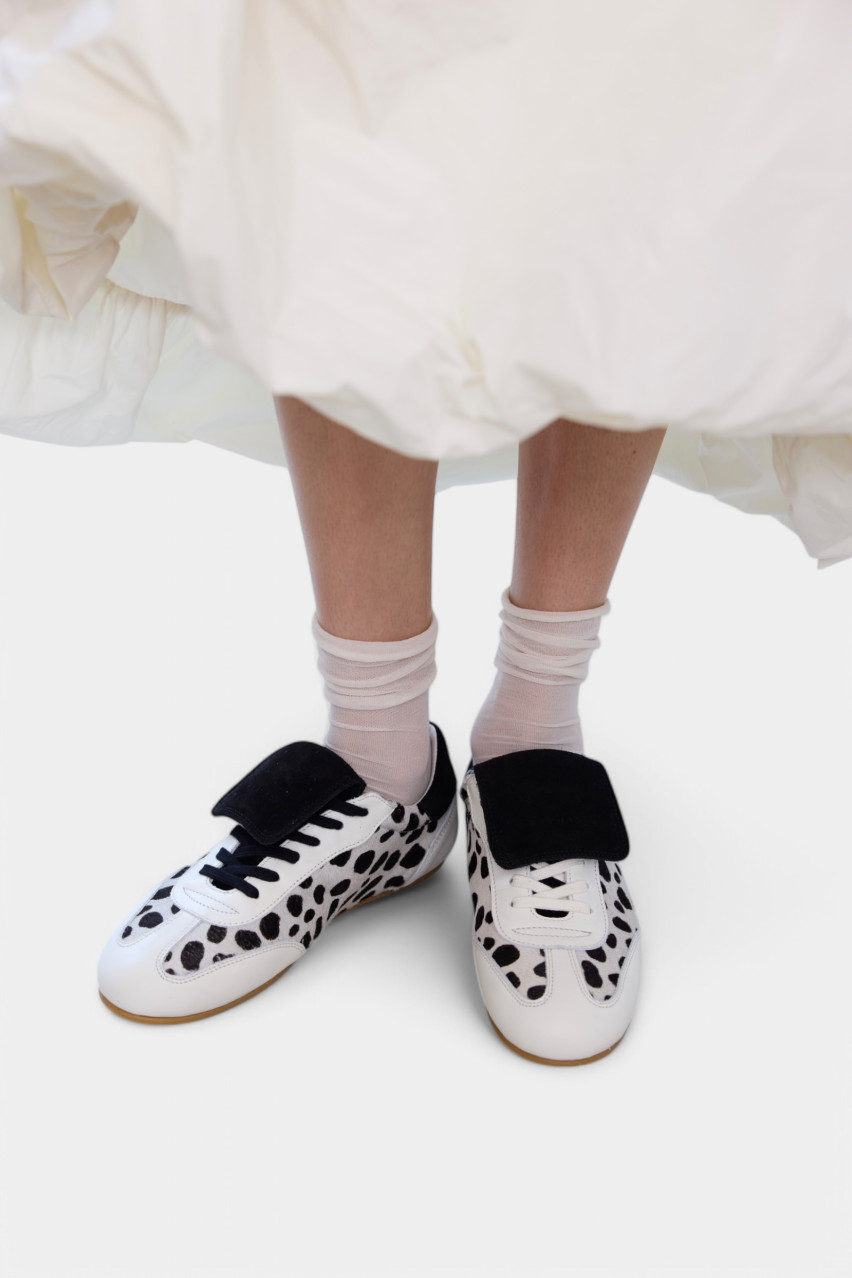 Беди кеды Nostalgia с коровьим принтом SW-SK01-39-70 BÁZHANE