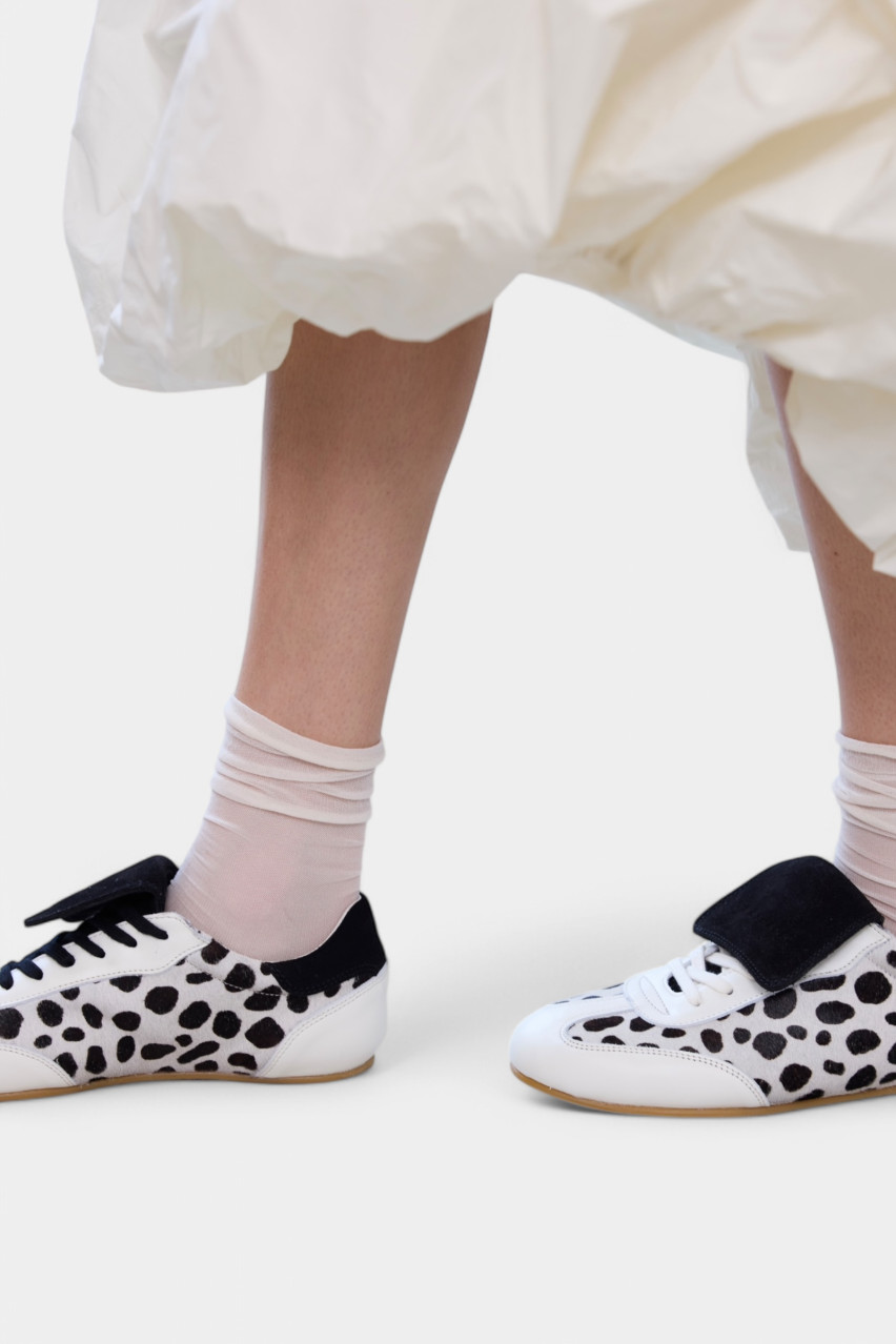 Беди кеды Nostalgia с коровьим принтом SW-SK01-39-70 BÁZHANE