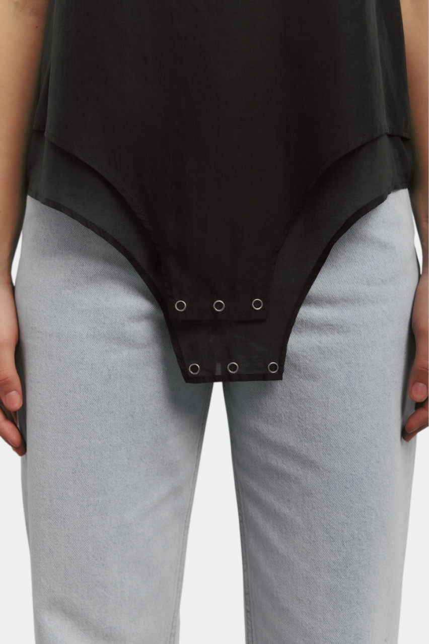 Чорна майка Ballet WWT-TS6203-2-46 BÁZHANE