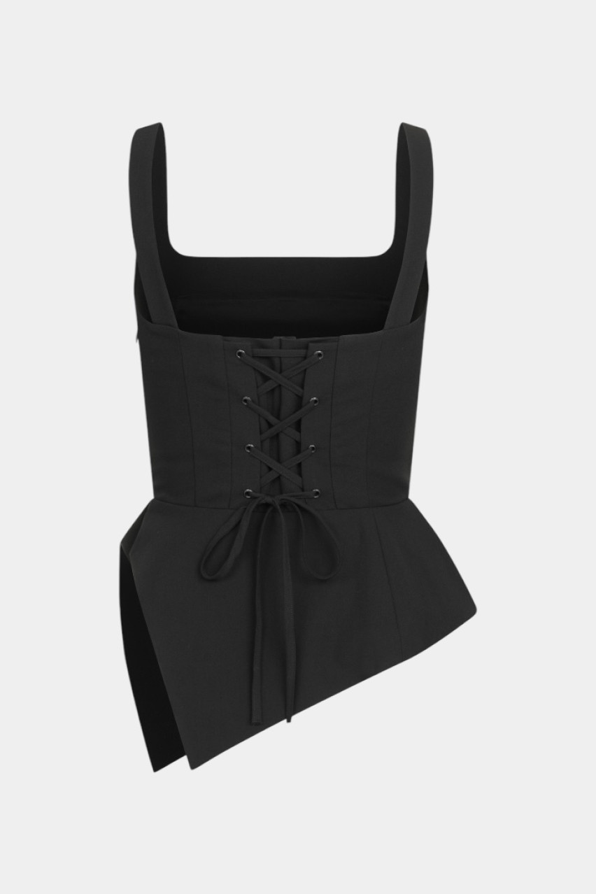 Черный топ Moonlit WWT-T1125-2-11 BÁZHANE