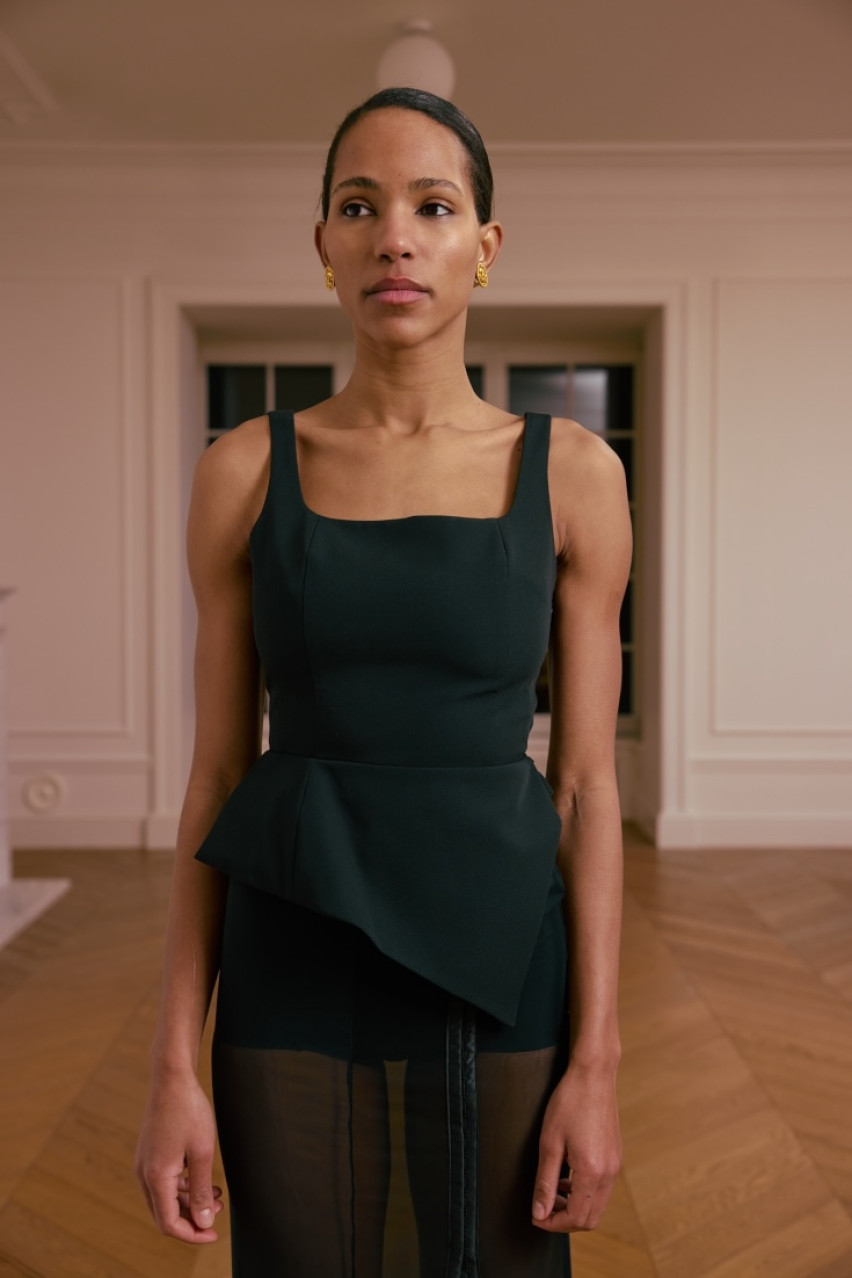 Черный топ Moonlit WWT-T1125-2-11 BÁZHANE