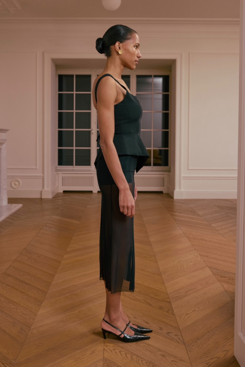 Черный топ Moonlit WWT-T1125-2-11 BÁZHANE