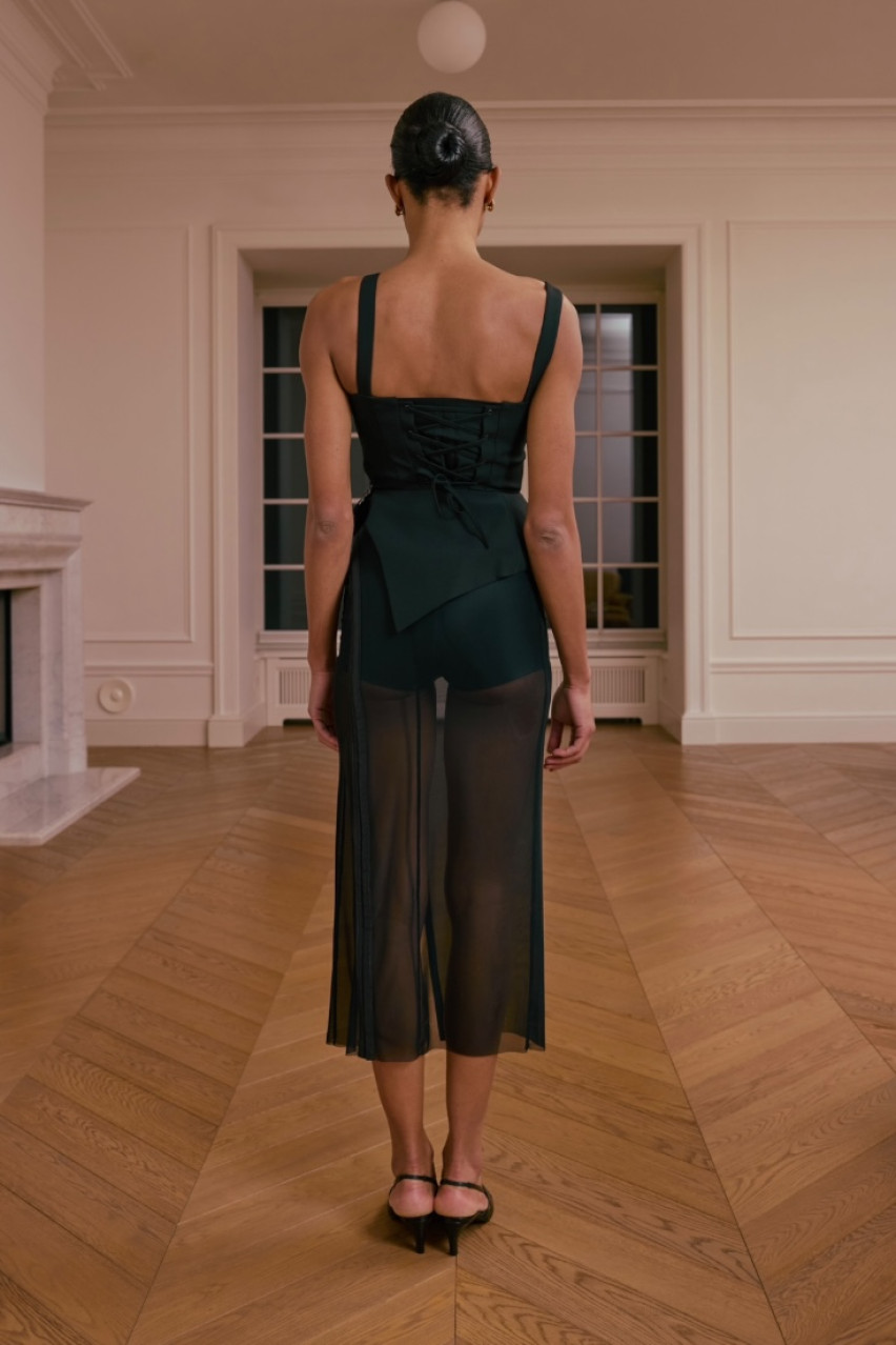 Черный топ Moonlit WWT-T1125-2-11 BÁZHANE