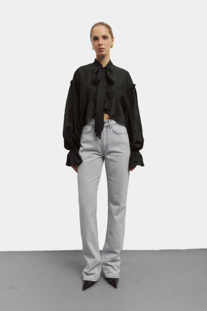 Голубые джинсы Cool Girl WWB-DJ1004-30-63 BÁZHANE