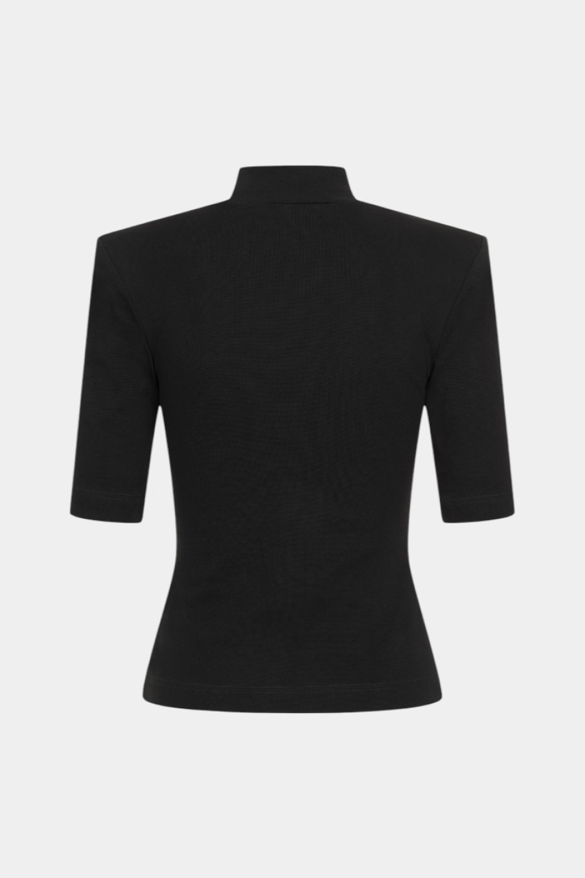 Чорний топ Fearless WWT-T1119-2-65 BÁZHANE